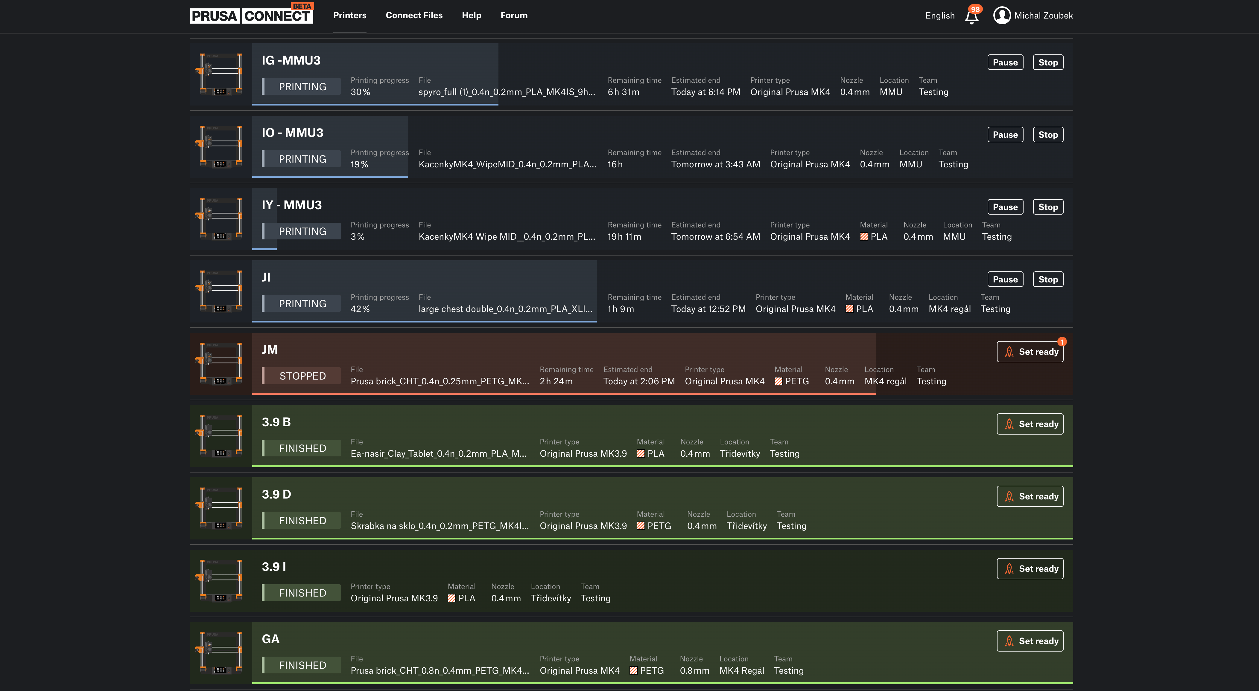 SLA miniature of compressor impeller next to a pencil for scale