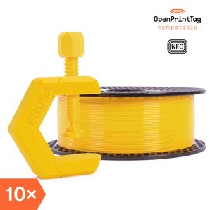 Prusament PETG Mango Yellow 1kg (NFC) – Multipack 10 pcs