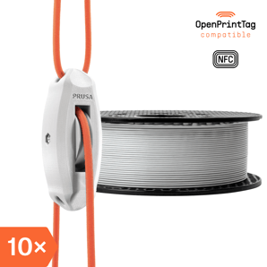 Prusament PC Blend Light Grey 900g (NFC) – Multipack 10 pcs
