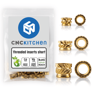 Heat Set Inserts - set short 200 pcs