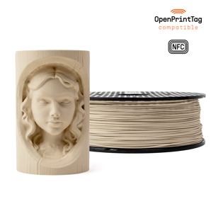 Prusament Woodfill Birch White 1kg (NFC)