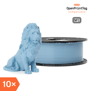 Prusament PLA Chalky Blue 1kg (NFC) – Multipack 10 pcs