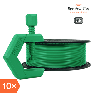 Prusament PETG Jungle Green 1kg (NFC) – Multipack 10 pcs