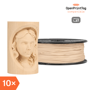 Prusament Woodfill Linden Light 1kg (NFC) – Multipack 10 pcs