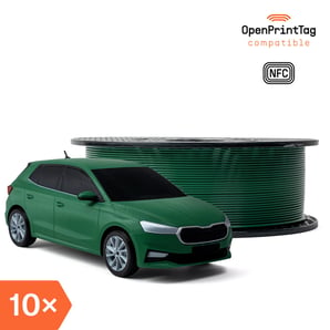 Prusament PLA Emerald Green 1kg (NFC) – Multipack 10 pcs