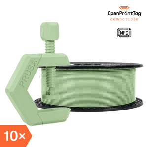 Prusament PETG Pistachio Green 1kg (NFC) – Multipack 10 pcs