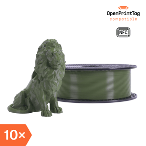 Prusament PLA Army Green 1kg (NFC) – Multipack 10 pcs